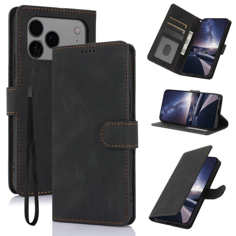 Flip Cover iPhone 17 Pro Max Med Pung Og Stativ