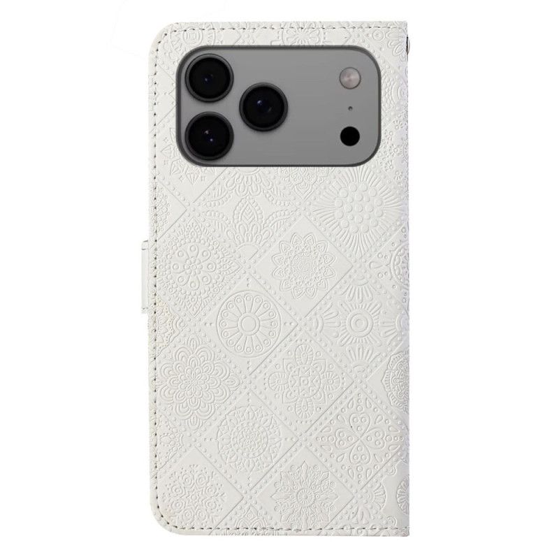 Flip Cover iPhone 17 Pro Max Patchwork