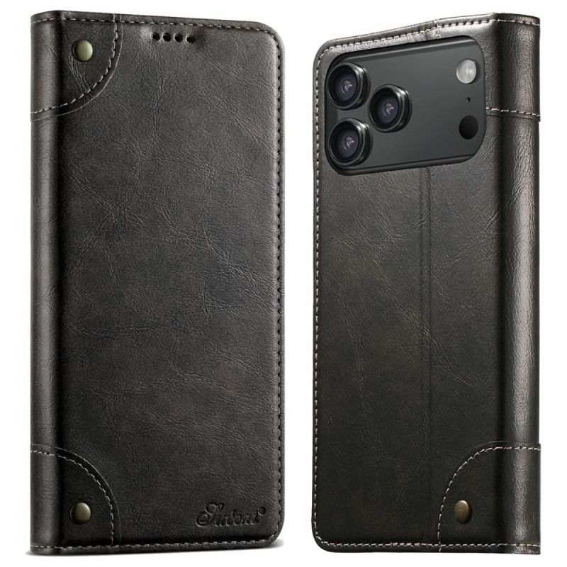 Flip Cover iPhone 17 Pro Max Vintage Suteni