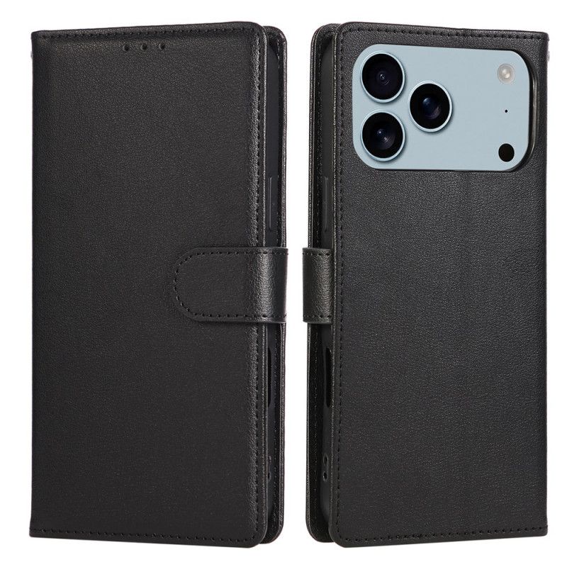 Flip Cover Til iPhone 17 Pro Max Almindelig Enkel