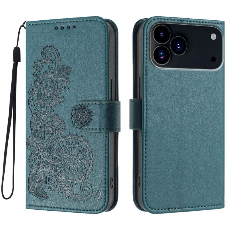 Flip Cover Til iPhone 17 Pro Max Blomsterblonde
