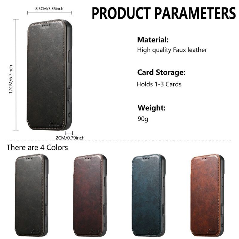 Flip Cover Til iPhone 17 Pro Max Magsafe-kompatibel
