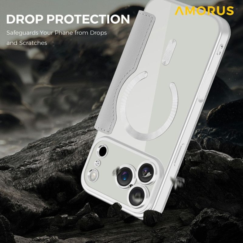 Flip Cover Til iPhone 17 Pro Max Magsafe-kompatibel Med Rfid-kortholder
