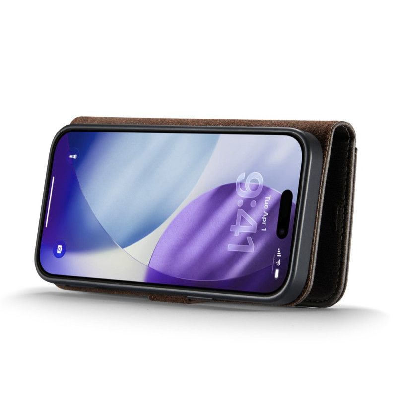 Læder Cover iPhone 17 Pro Max Telefon Etui Aftagelig Dg.ming