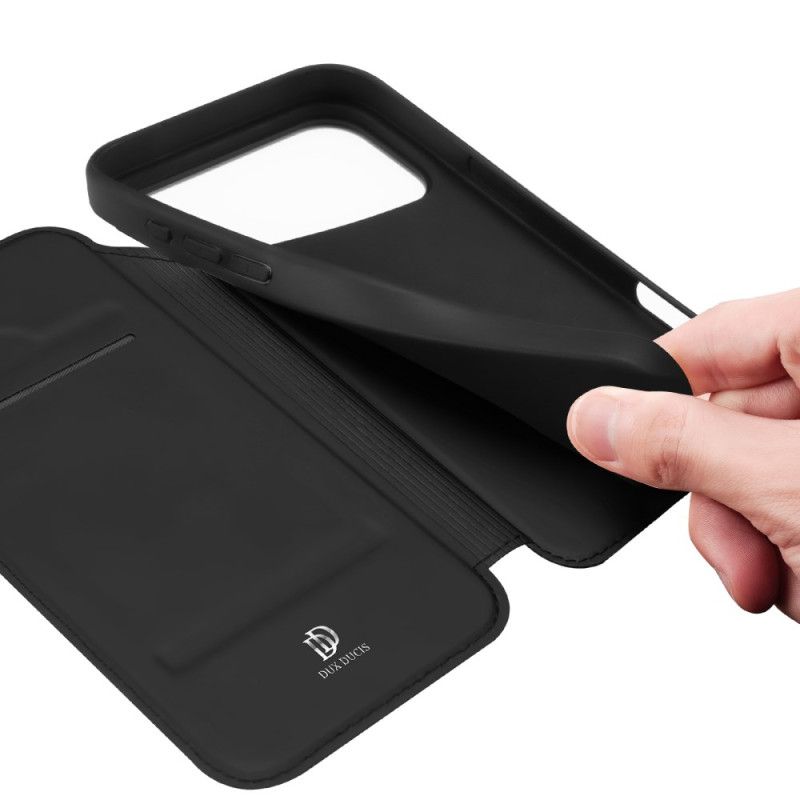 Læder Cover iPhone 17 Pro Max Telefon Etui Dux Ducis Pro Series Skin