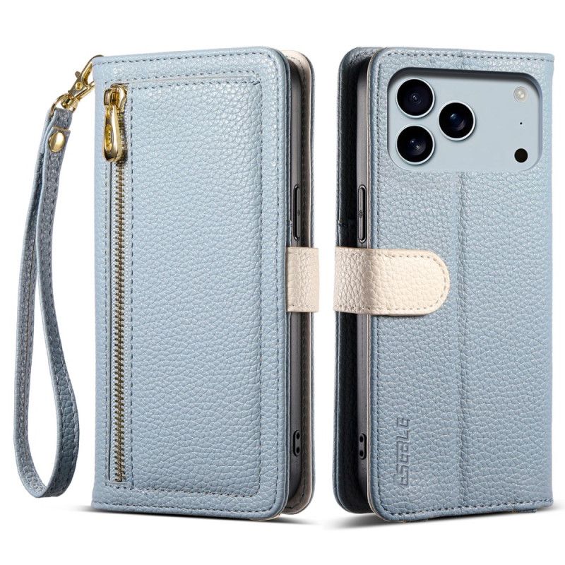 Læder Cover iPhone 17 Pro Max Telefon Etui Eseble