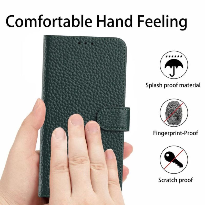 Læder Cover iPhone 17 Pro Max Telefon Etui Tekstureret Læder