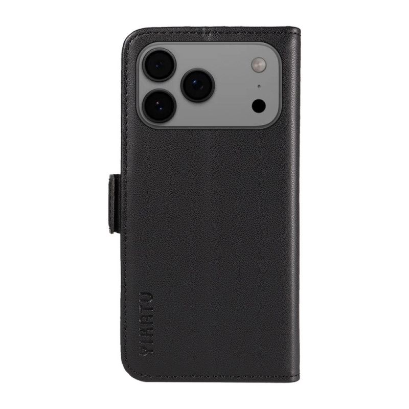 Læder Cover iPhone 17 Pro Max Vintage Yikatu
