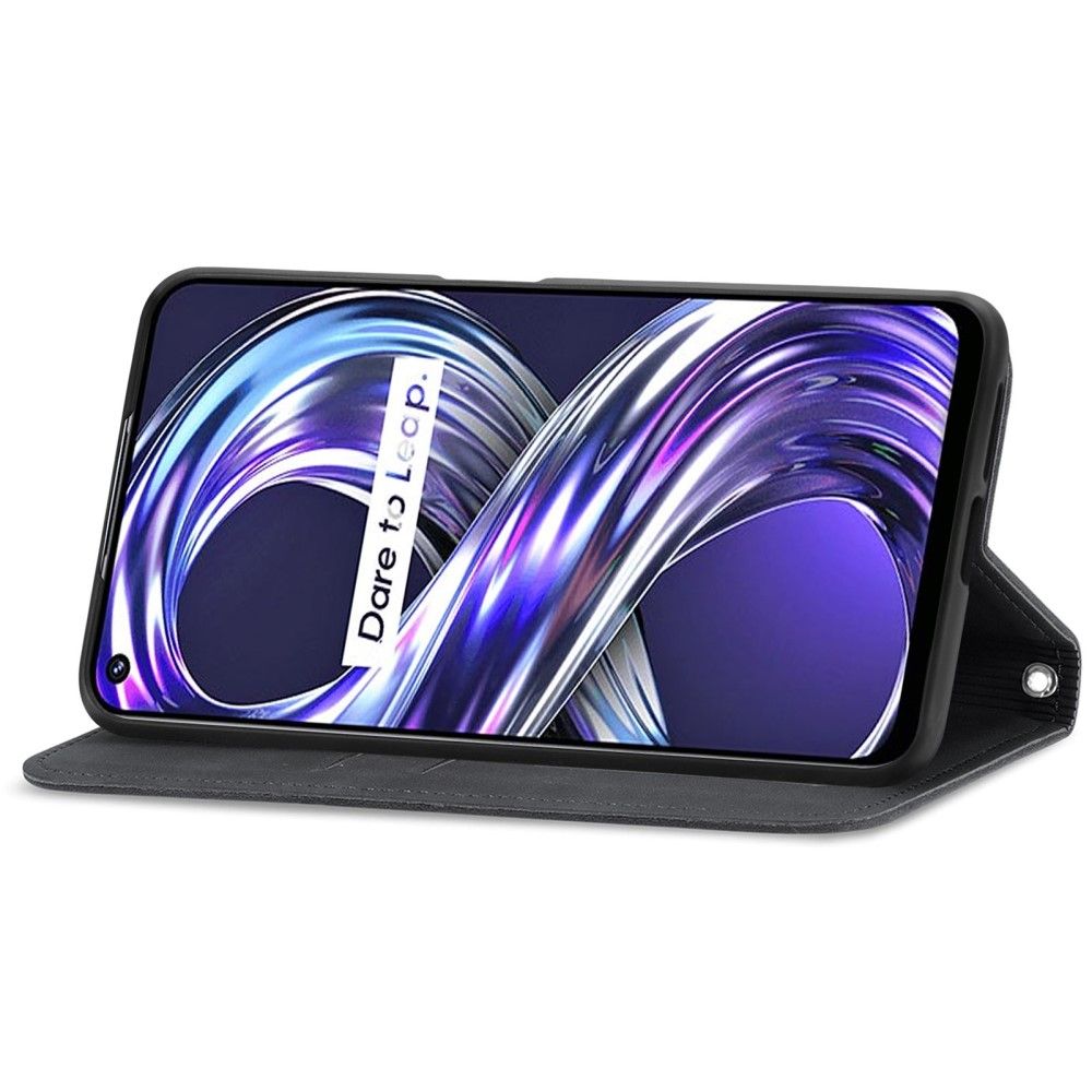 Læder Cover Realme 8i Original Business Retro