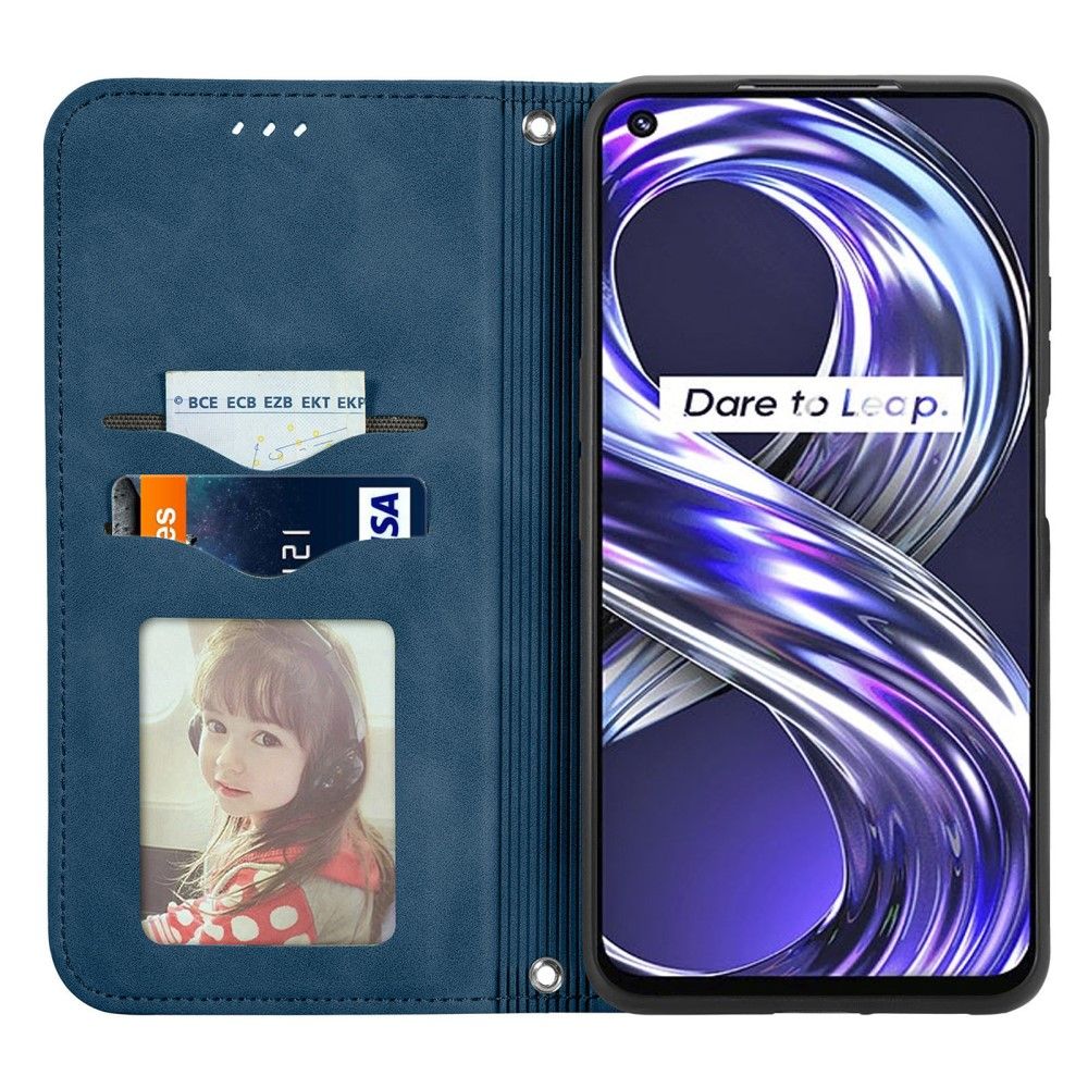 Læder Cover Realme 8i Original Business Retro