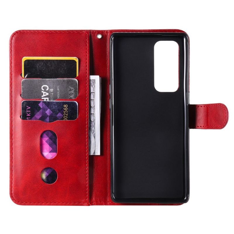 Læder Cover Oppo Find X3 Neo Original Punge Elena Tegnebog