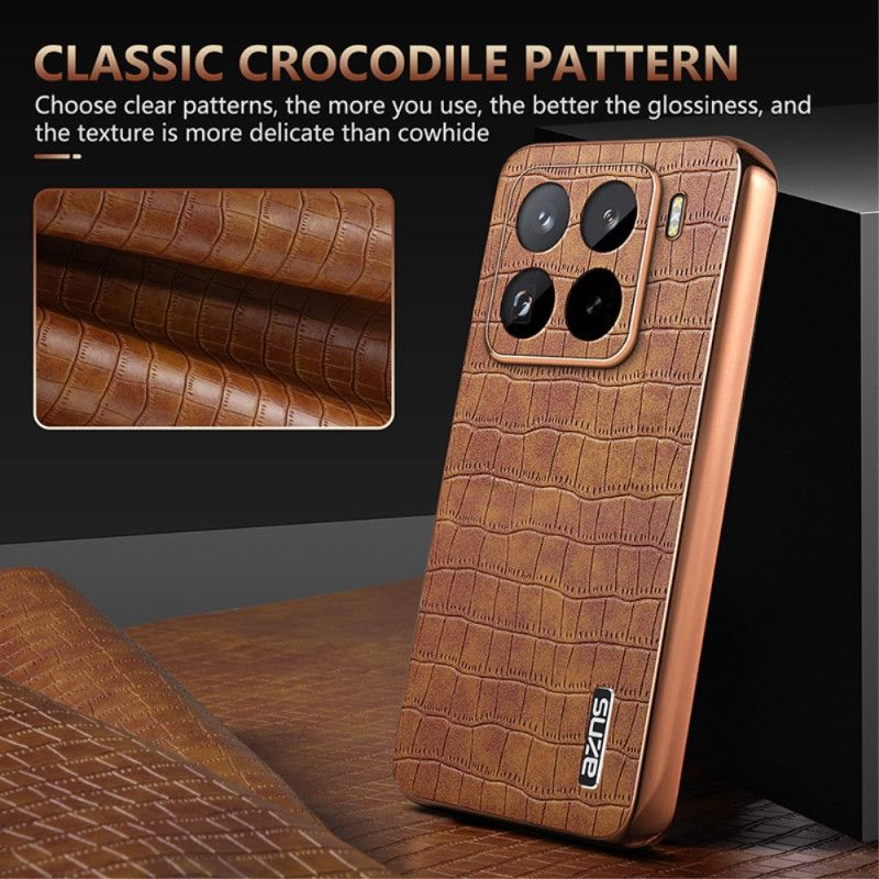 Cover Til Xiaomi 15 Pro Azns Krokodillestil