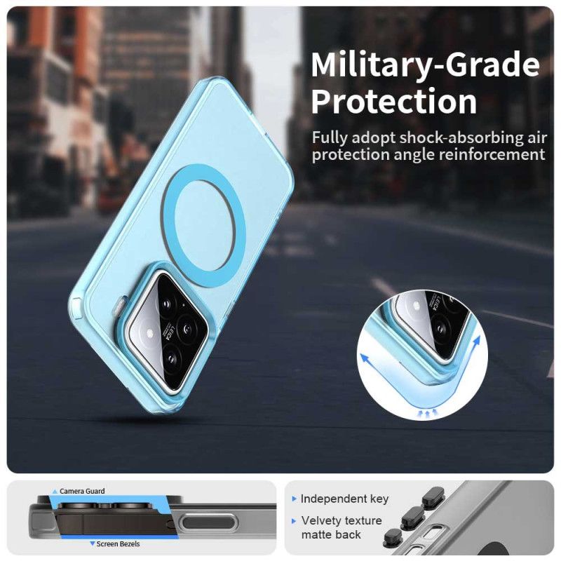 Cover Til Xiaomi 15 Pro Kompatibel Med Farverig Magsafe