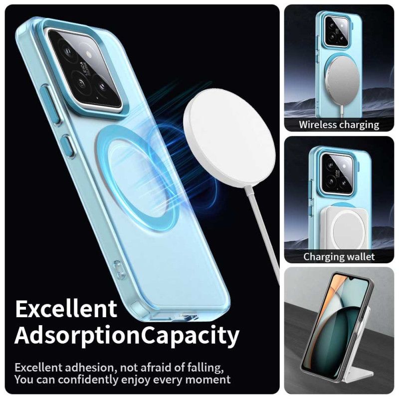 Cover Til Xiaomi 15 Pro Kompatibel Med Farverig Magsafe