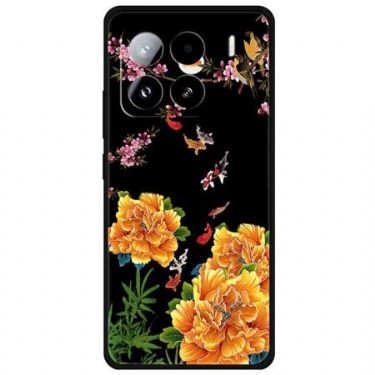 Cover Xiaomi 15 Pro Blomster Og Fisk