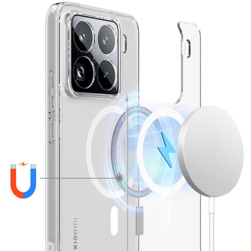 Cover Xiaomi 15 Pro Kompatibel Med Klar Magsafe