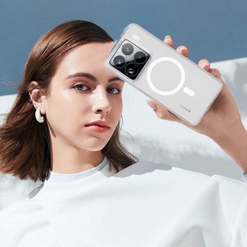Cover Xiaomi 15 Pro Kompatibel Med Klar Magsafe