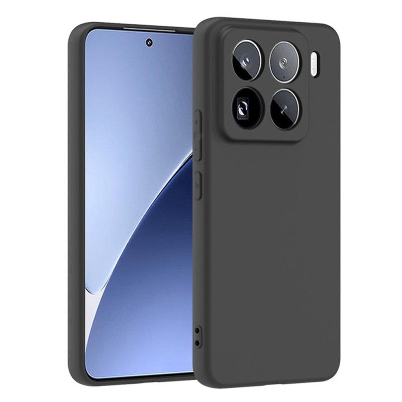 Cover Xiaomi 15 Pro Mat Silikone Med Hærdet Glasskærmbeskytter