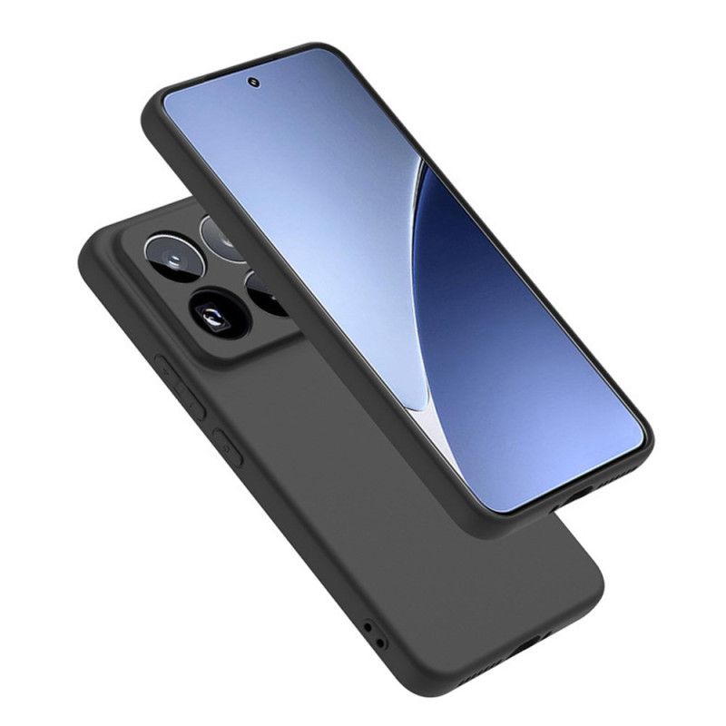 Cover Xiaomi 15 Pro Mat Silikone Med Hærdet Glasskærmbeskytter