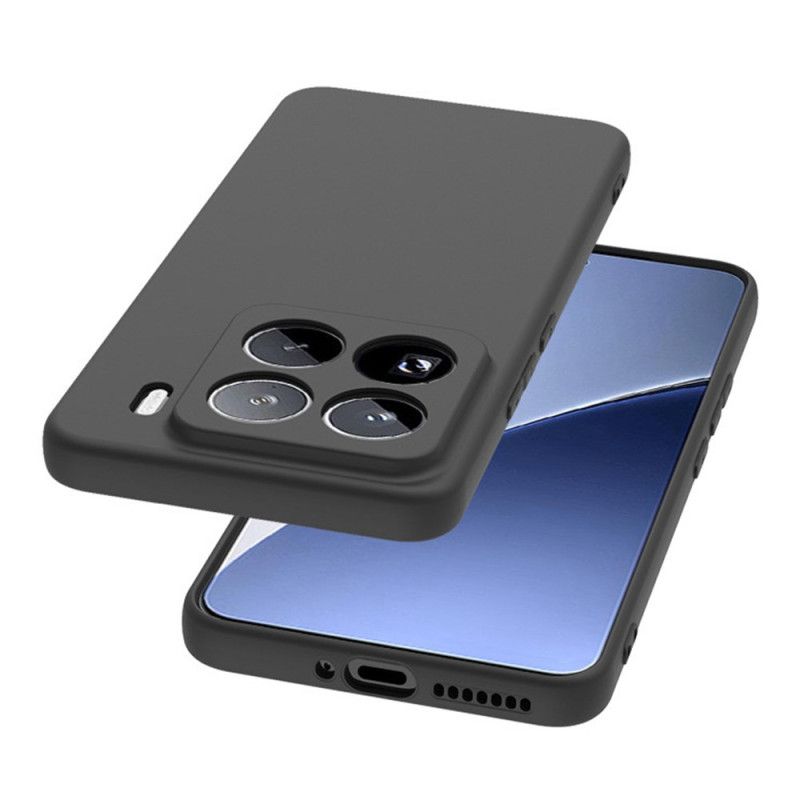 Cover Xiaomi 15 Pro Mat Silikone Med Hærdet Glasskærmbeskytter