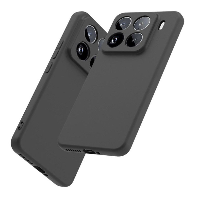 Cover Xiaomi 15 Pro Mat Silikone Med Hærdet Glasskærmbeskytter