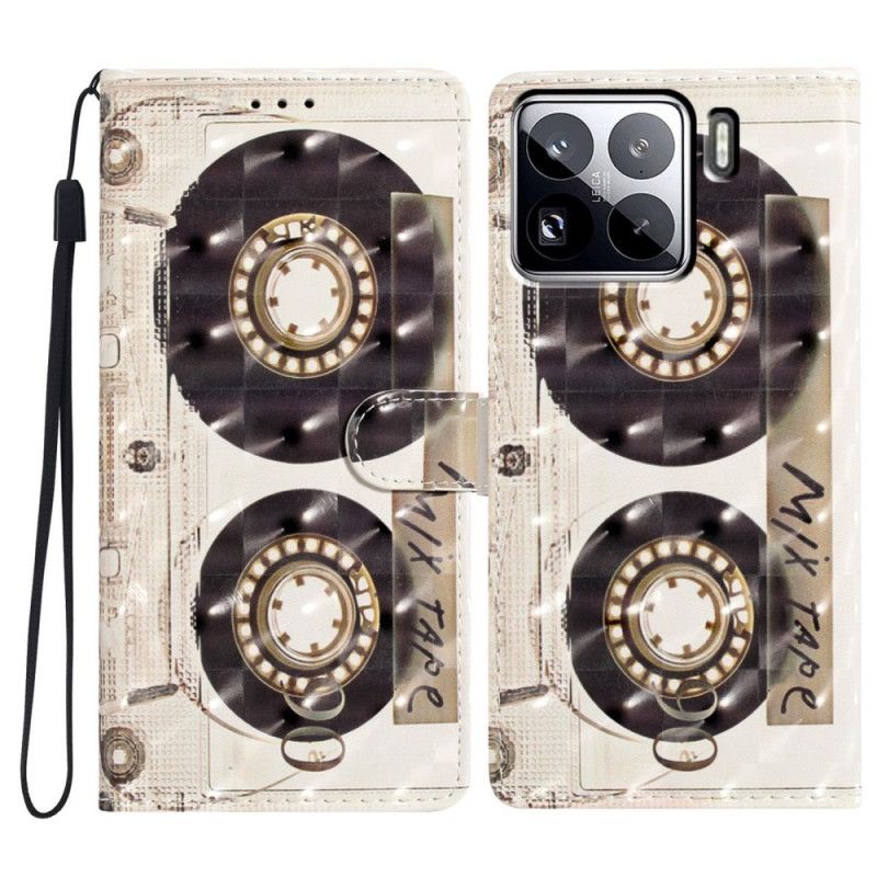 Flip Cover Til Xiaomi 15 Pro 3d-kassette