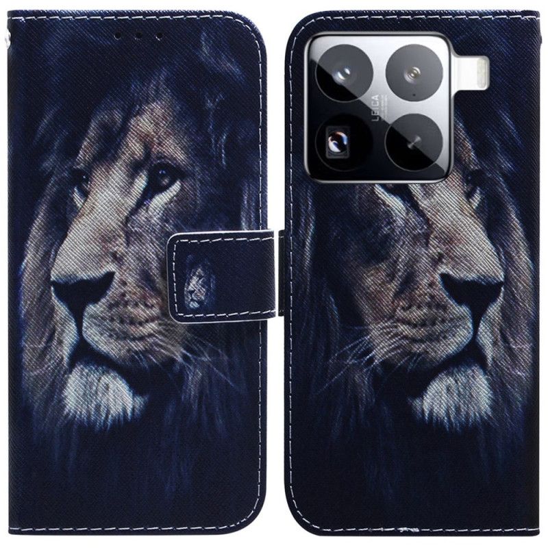 Flip Cover Til Xiaomi 15 Pro Drømmende Løve