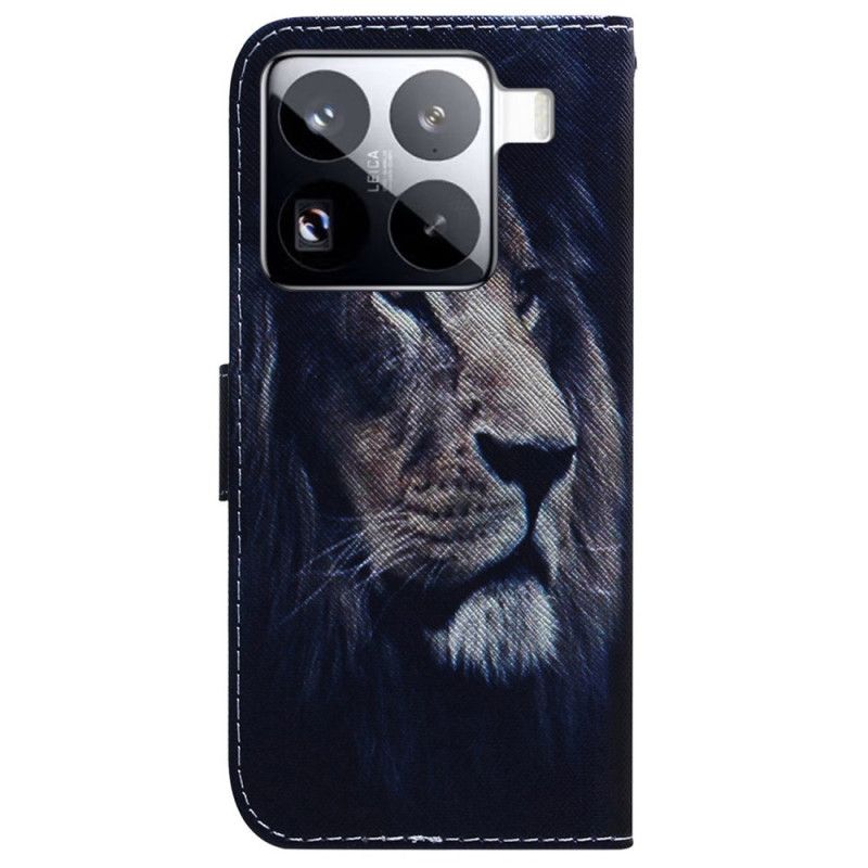 Flip Cover Til Xiaomi 15 Pro Drømmende Løve