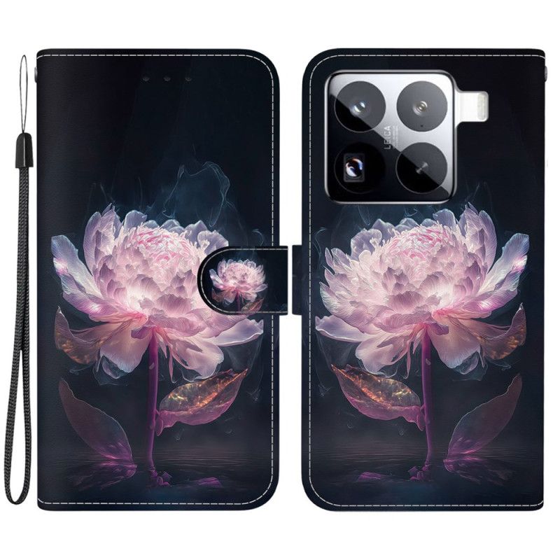 Flip Cover Til Xiaomi 15 Pro Lilla Pæon