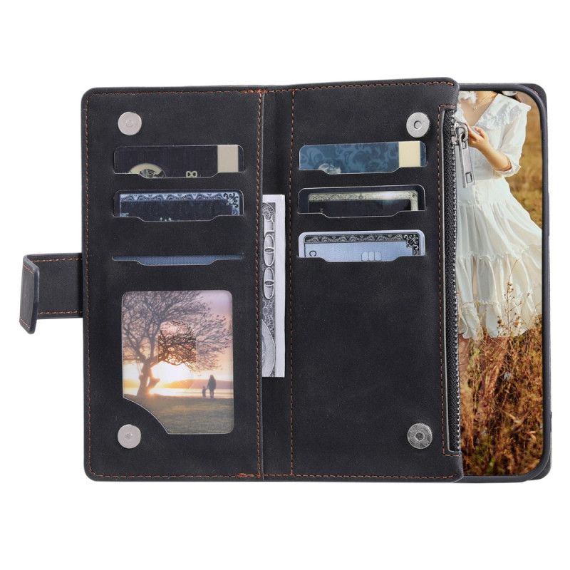 Flip Cover Til Xiaomi 15 Pro Multifunktionel Quiltet Pung