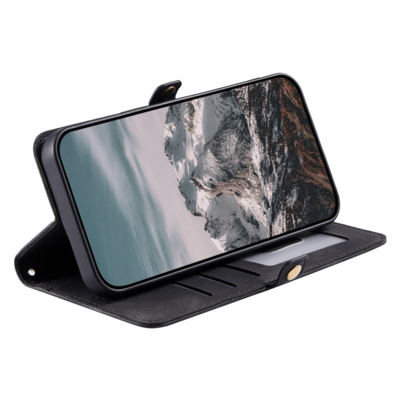 Flip Cover Til Xiaomi 15 Pro Rem Med Totemmønster