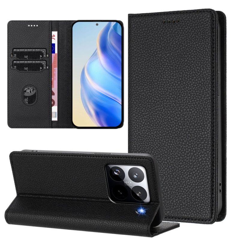 Flip Cover Til Xiaomi 15 Pro Rfid-blokerende Kunstlæder