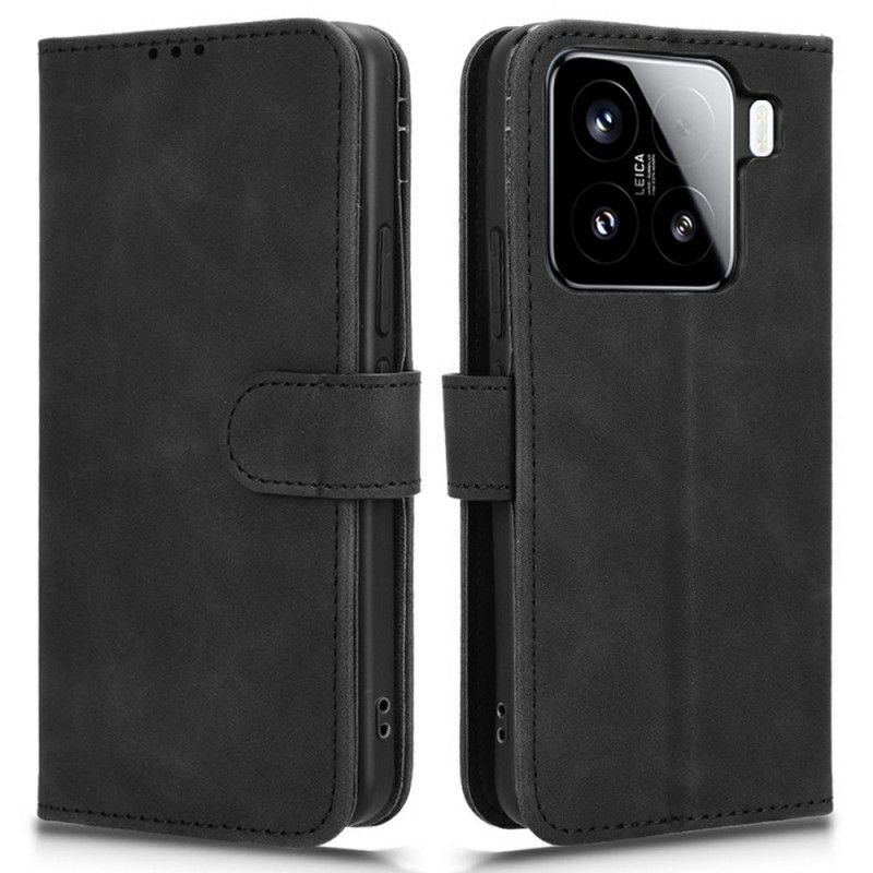 Flip Cover Til Xiaomi 15 Pro Ruskindseffekt