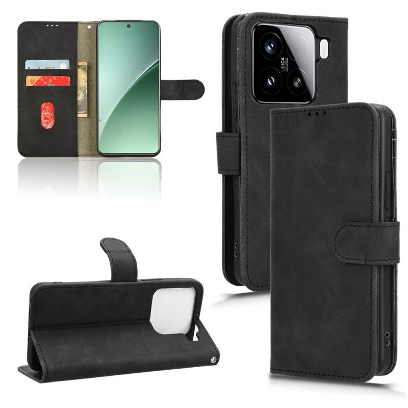 Flip Cover Til Xiaomi 15 Pro Ruskindseffekt