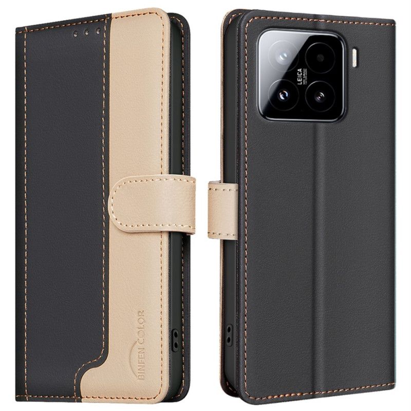 Flip Cover Til Xiaomi 15 Pro Tofarvet Binfen-farve