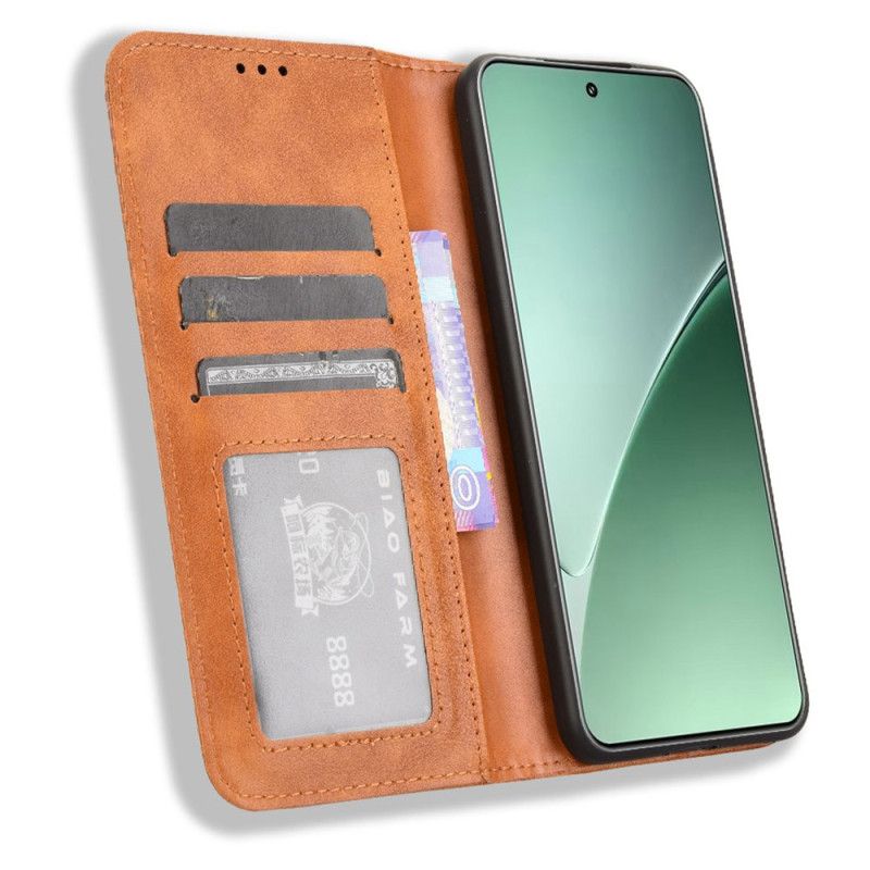 Flip Cover Til Xiaomi 15 Pro Vintage Kant