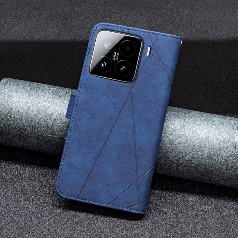 Flip Cover Xiaomi 15 Pro Binfen Farve Geometri