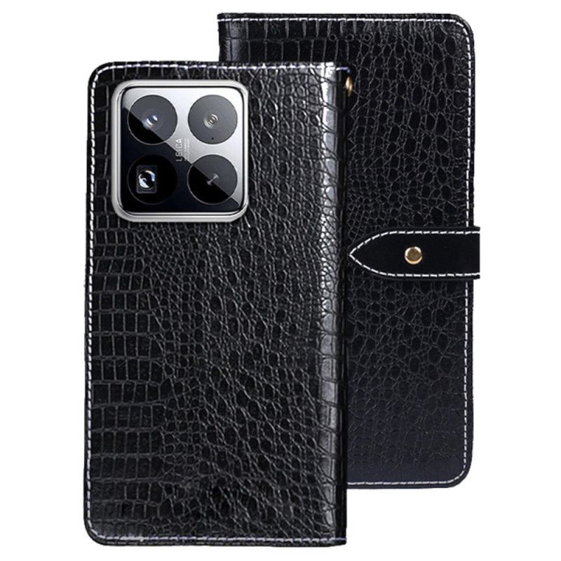 Flip Cover Xiaomi 15 Pro Idewei Krokodillestil