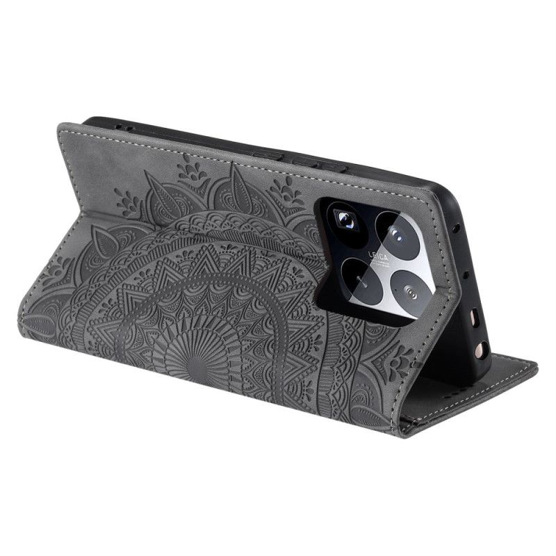 Flip Cover Xiaomi 15 Pro Mandala-ruskindseffekt