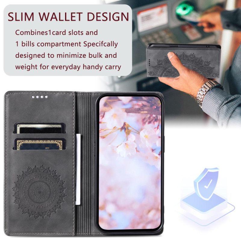 Flip Cover Xiaomi 15 Pro Mandala-ruskindseffekt