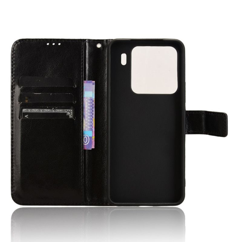 Flip Cover Xiaomi 15 Pro Prangende Kunstlæder Læder