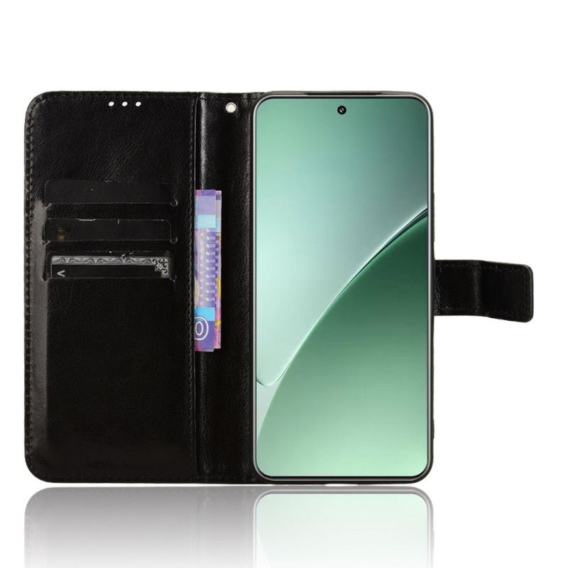 Flip Cover Xiaomi 15 Pro Prangende Kunstlæder Læder