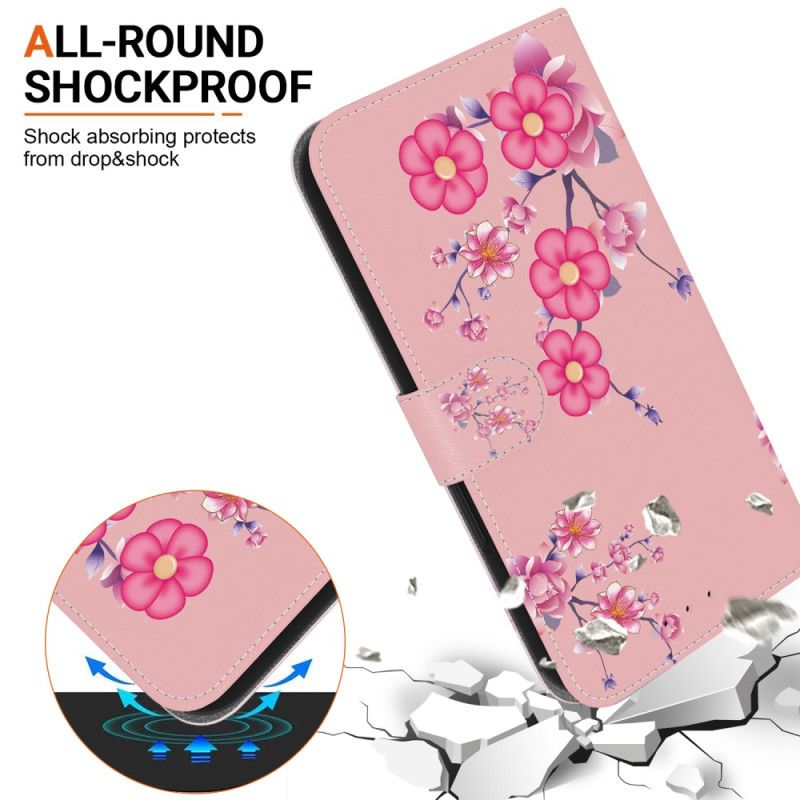 Flip Cover Xiaomi 15 Pro Sakura-mønster