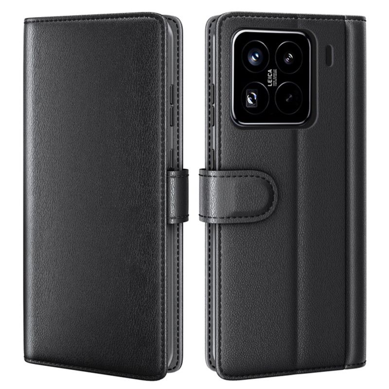 Læder Cover Xiaomi 15 Pro Telefon Etui Ægte Læder