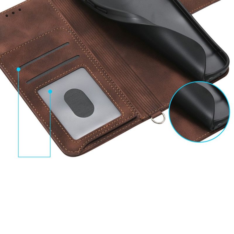 Læder Cover Xiaomi 15 Pro Telefon Etui Blomstermønster Med Ruskindseffekt Rem Og Skulderrem