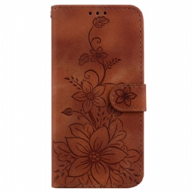 Læder Cover Xiaomi 15 Pro Telefon Etui Fleur-de-lis