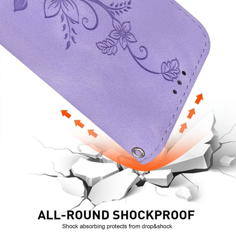 Læder Cover Xiaomi 15 Pro Telefon Etui Fleur-de-lis