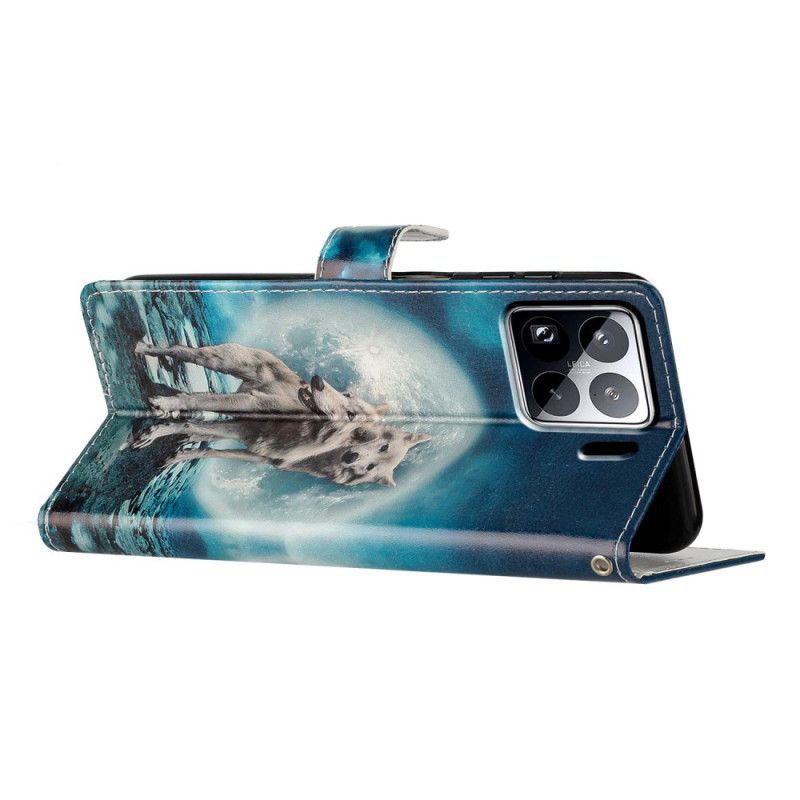 Læder Cover Xiaomi 15 Pro Ulvepar