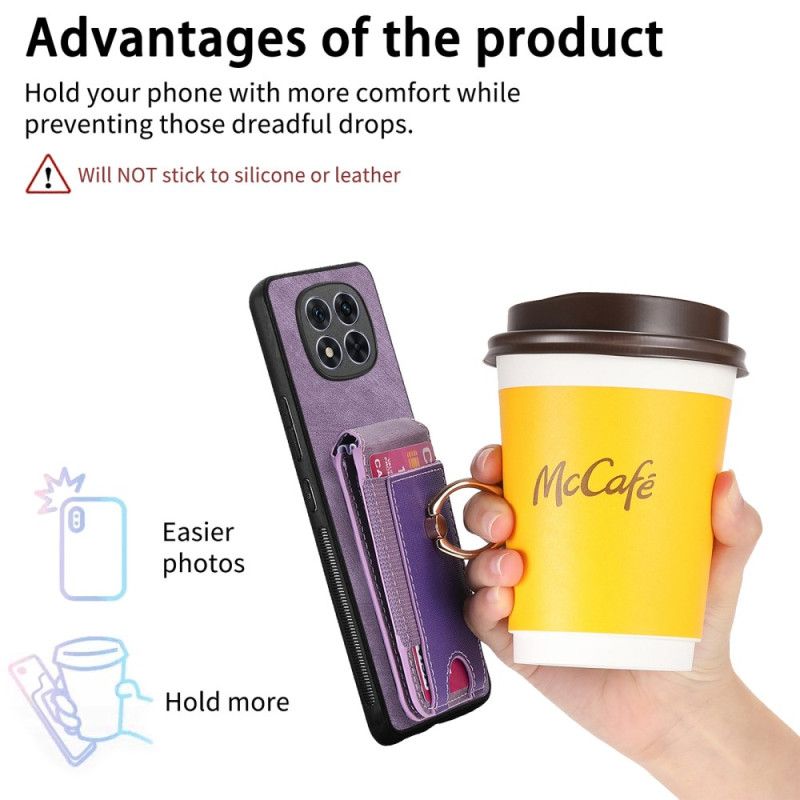 Cover Poco X7 5g Magnetisk Kortholder Med Lodret Klap