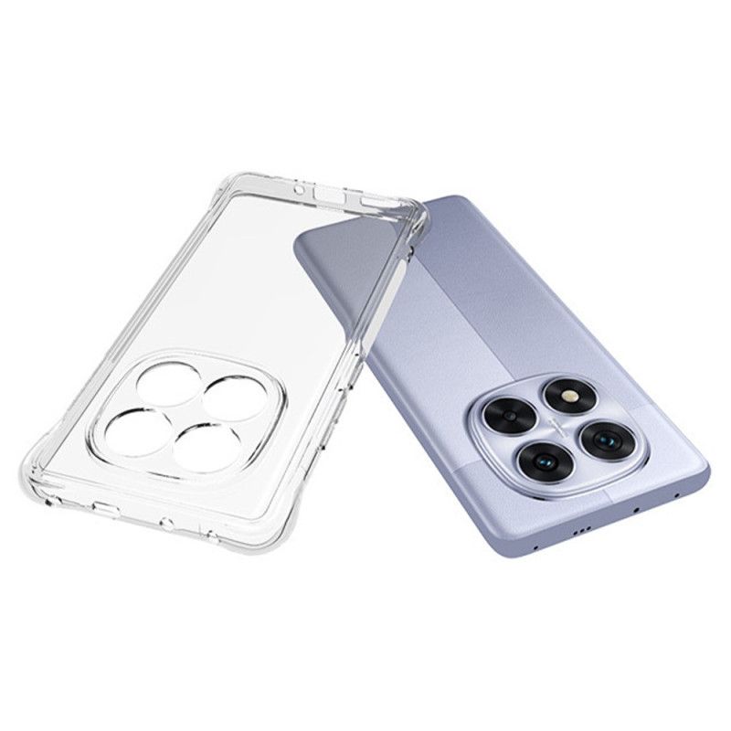 Cover Poco X7 5g Telefon Etui Forstærket Transparent Med Skærmbeskytter